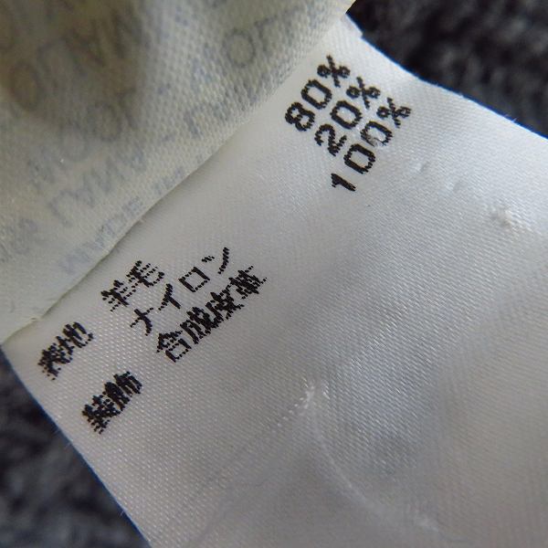 実際に弊社で買取させて頂いたBARNEYS NEW YORK/バーニーズニューヨーク 肉厚 ニット ダッフルコート/52の画像 4枚目