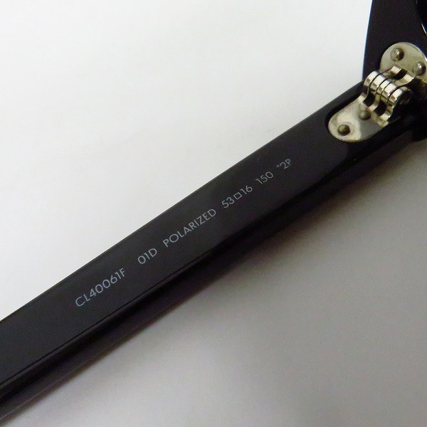 実際に弊社で買取させて頂いたCELINE/セリーヌ フルリム POLARIZED/ポラライズド/偏光レンズ サングラス/アイウェア CL40061Fの画像 3枚目