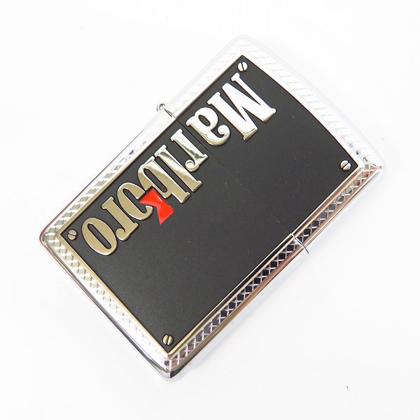 ZIPPO/ジッポー Marlboro/マルボロ ロゴ メタルプレート 2006年製の 