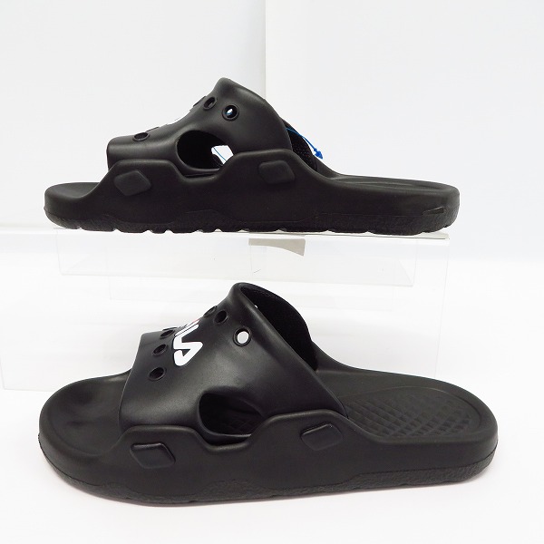 実際に弊社で買取させて頂いた【未使用】FILA/フィラ 90s JUICE/ジュース サンダル ブラック 7AJPS3876/25.0の画像 3枚目