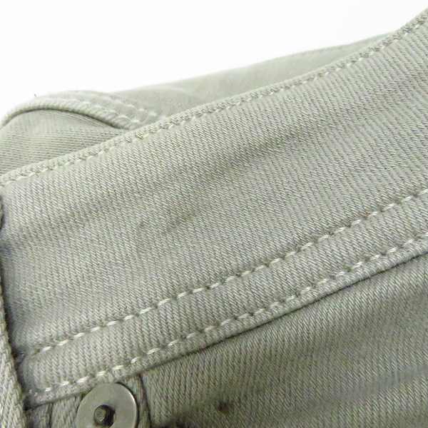 実際に弊社で買取させて頂いたDIESEL BLACK GOLD/ディーゼルブラックゴールド ストレッチスキニー エクストラロング ライトグレー系 TYPE-2614/28の画像 7枚目