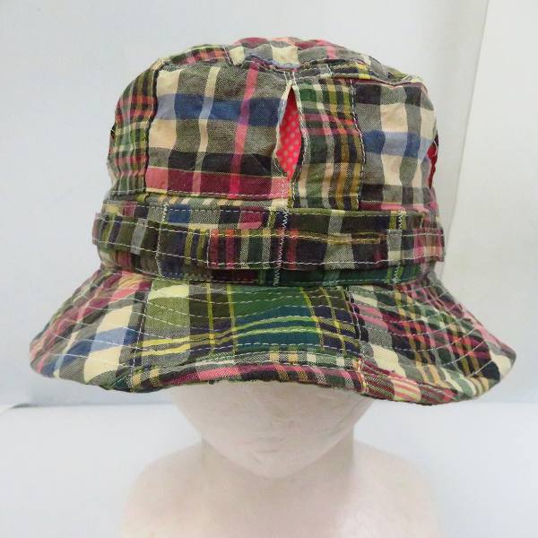 実際に弊社で買取させて頂いたGOODENOUGH HEADGEAR/グッドイナフ パッチワークベンチレーションハット/ブーニーハット/L/2点セットの画像 1枚目