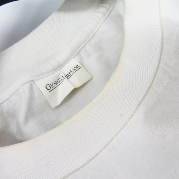 実際に弊社で買取させて頂いたGIORGIO ARMANI/ジョルジオアルマーニ EMPORIO ARMANI ロゴプリント 半袖Tシャツ の画像 4枚目