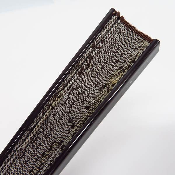 実際に弊社で買取させて頂いたCELINE/セリーヌ マカダム柄 ストラップ付 扇子 ブラウンの画像 5枚目