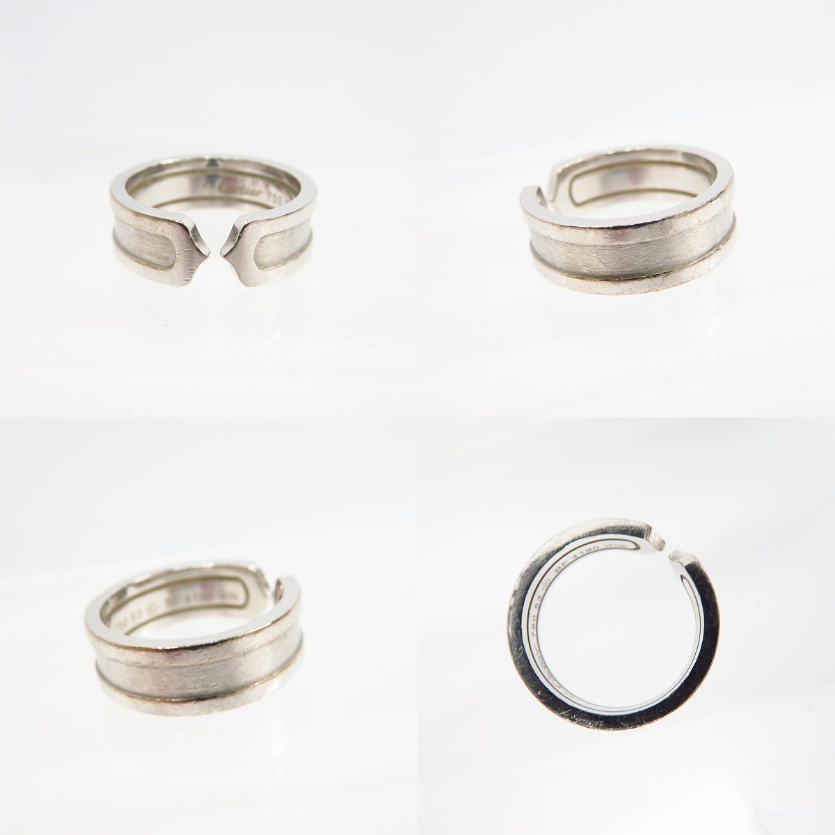 実際に弊社で買取させて頂いたCARTIER/カルティエ K18WG C2 リング 13号の画像 1枚目