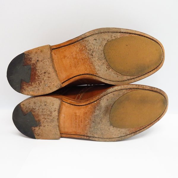 実際に弊社で買取させて頂いたAllen Edmonds×Brooks Brothers/アレンエドモンズ×ブルックスブラザーズ レースアップシューズ 7.5Eの画像 2枚目