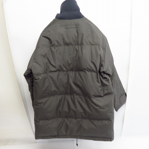 実際に弊社で買取させて頂いた【未使用】FILA/フィラ 襟リブ ナイロンジャケット グレー size：Mの画像 1枚目