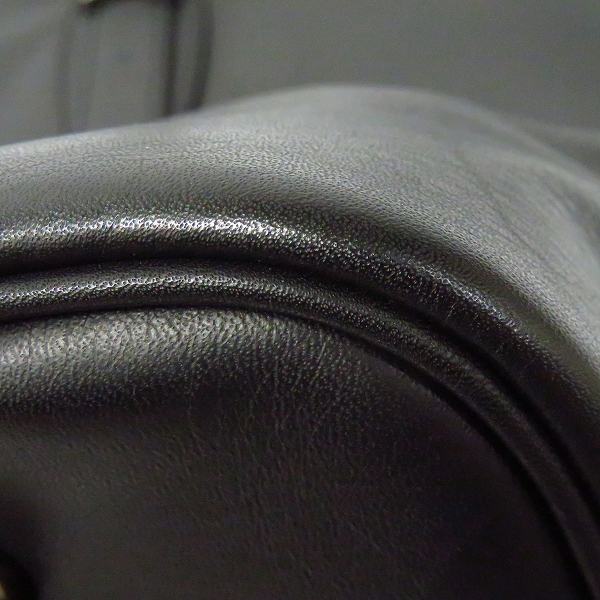 実際に弊社で買取させて頂いたAKM/エーケーエム HardiVague カウレザートートバッグ ブラックの画像 7枚目