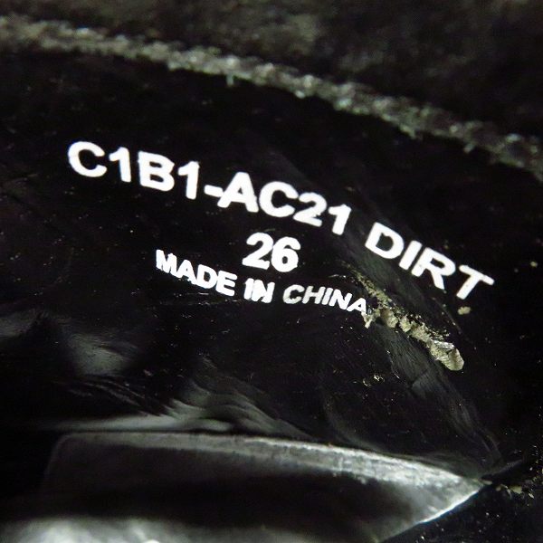 実際に弊社で買取させて頂いたCRIMIE/クライミー DIRT ワークブーツ 黒/C1B1-AC21/26.0の画像 5枚目