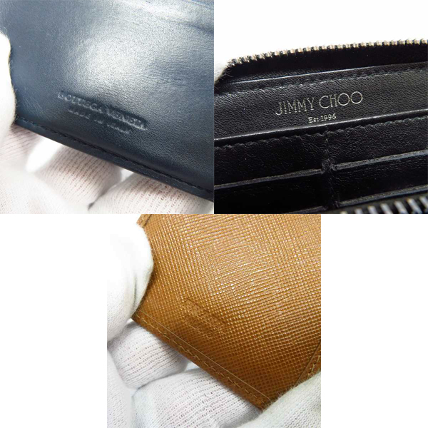 実際に弊社で買取させて頂いたボッテガヴェネタ/プラダ/ジミーチュウ 財布 3点セットの画像 5枚目