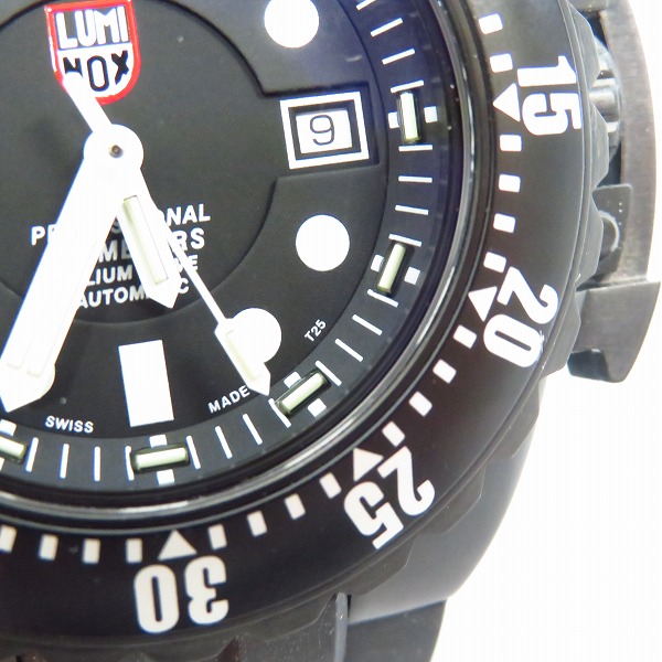 実際に弊社で買取させて頂いたLUMINOX/ルミノックス DEEP DIVE AUTOMATIC 1500 SERIES/ディープダイブオートマチック 1511の画像 4枚目
