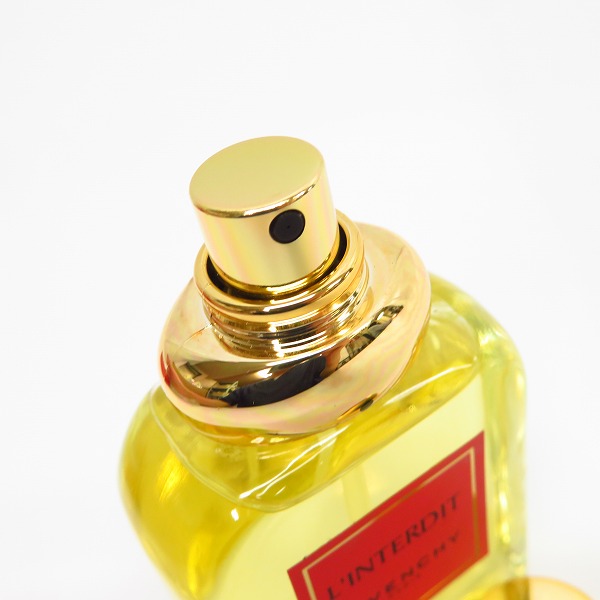 実際に弊社で買取させて頂いたGIVENCHY/ジバンシー L`Interdit /ランテルディ オードトワレ/香水 50mlの画像 2枚目