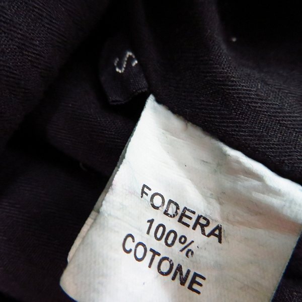 実際に弊社で買取させて頂いたMARCO TAGLIAFERRI/マルコタリアフェリ ジェニュイン・レザー ジャケット Sの画像 3枚目