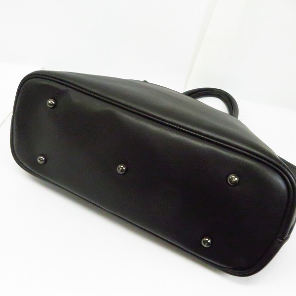 実際に弊社で買取させて頂いたAKM/エーケーエム HardiVague カウレザートートバッグ ブラックの画像 2枚目