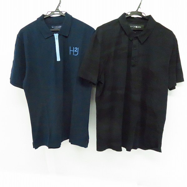 実際に弊社で買取させて頂いたHYDROGEN/ハイドロゲン ハーフジップ ポロシャツ/XL/XXL/2点セット