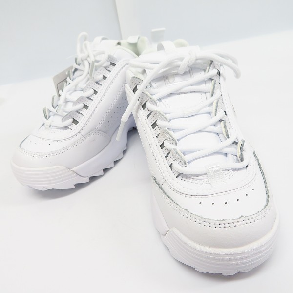 実際に弊社で買取させて頂いた【未使用】 FILA/フィラ DISRUPTOR2 WHITE/ディスラプター2 ホワイト 5FM00403-140/23.5