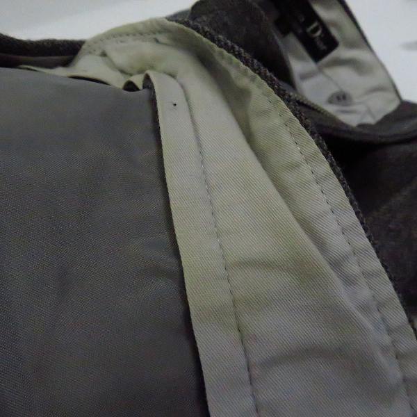 実際に弊社で買取させて頂いたChristian Dior/クリスチャンディオール スラックス ウールパンツ/79の画像 7枚目