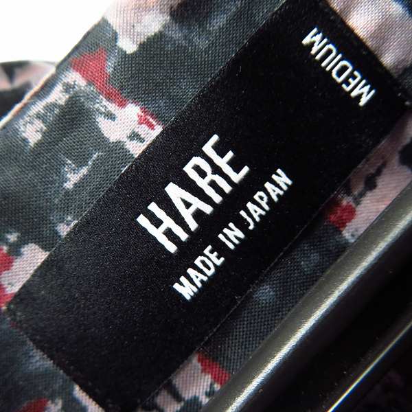 実際に弊社で買取させて頂いたHARE/ハレ 総柄 長袖 シャツ HA020079AA/Mの画像 2枚目