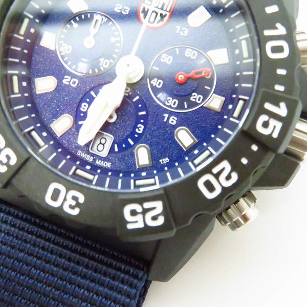 実際に弊社で買取させて頂いたLUMINOX/ルミノックス NAVY SEAL CHRONOGRAPH 3580 SERIES/ネイビーシール クロノグラフ クォーツ/ウォッチ Ref.3583の画像 5枚目