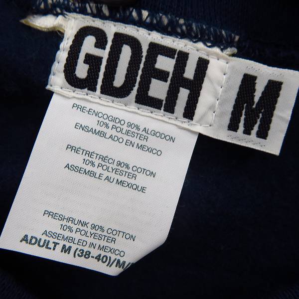 実際に弊社で買取させて頂いたGOODENOUGH/グッドイナフ クルーネック ロゴプリント スウェット Mの画像 2枚目