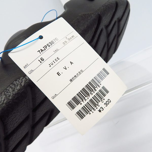 実際に弊社で買取させて頂いた【未使用】FILA/フィラ 90s JUICE/ジュース サンダル ブラック 7AJPS3876/25.0の画像 6枚目
