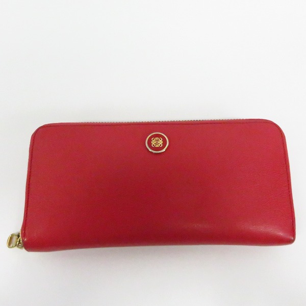 実際に弊社で買取させて頂いたLOEWE/ロエベ アナグラム ラウンドファスナー長財布/ウォレット