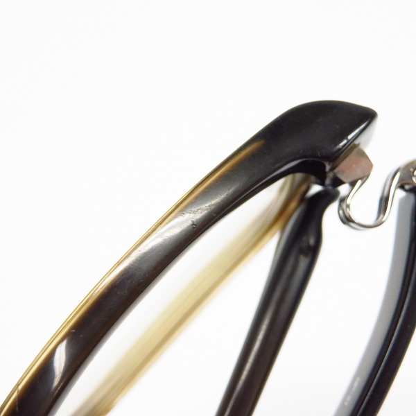 実際に弊社で買取させて頂いた999.9/フォーナインズ 眼鏡/メガネフレーム ウェリントン/フルリム NP-91の画像 7枚目