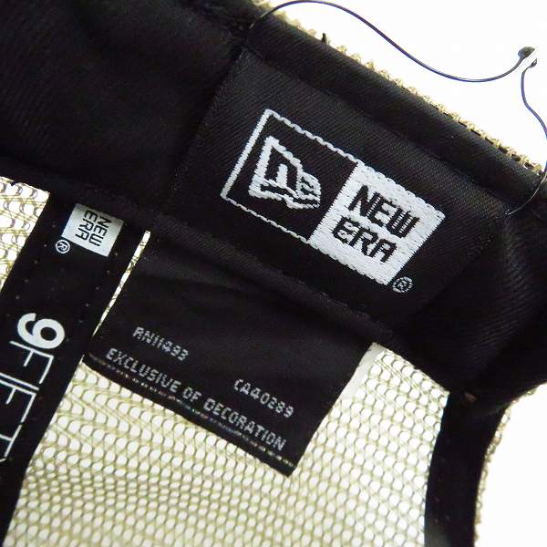 実際に弊社で買取させて頂いた【未使用】ユニフォームエクスペリメント×ニューエラ 9FIFTY SNAP BACK STENCIL LOGO キャップ UE-200086/FREEの画像 4枚目