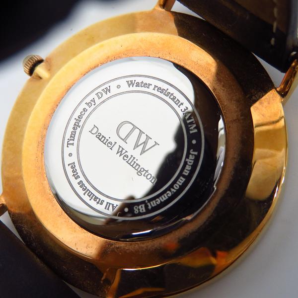 実際に弊社で買取させて頂いたDaniel Wellington/ダニエル ウェリントン 腕時計 0508DW【動作未確認】の画像 3枚目