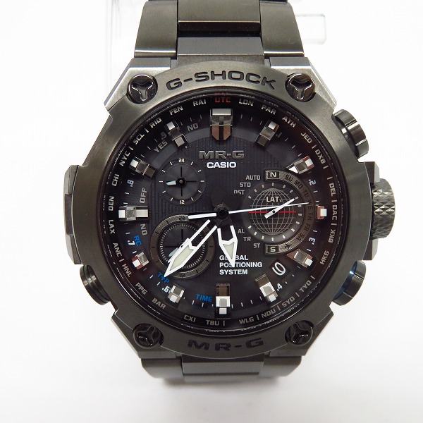 実際に弊社で買取させて頂いた【保証期間内】G-SHOCK/Gショック MR-G GPSハイブリッド 電波ソーラー 腕時計 MRG-G1000B-1AJRの画像 1枚目