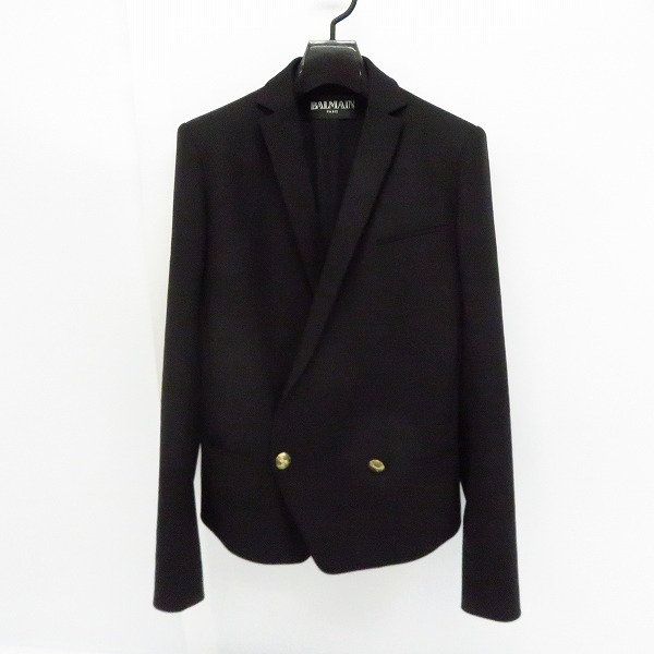 実際に弊社で買取させて頂いたBALMAIN/バルマン メタルボタンダブルテーラードジャケット/7580 102L/38