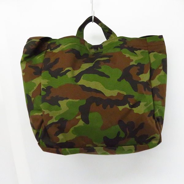 実際に弊社で買取させて頂いた【未使用】PORTER×URBAN RESEARCH/ポーター×アーバンリサーチ TRAVEL COUTURE by LOWERCASE 2WAY カモフラ柄 ハンドバッグの画像 1枚目