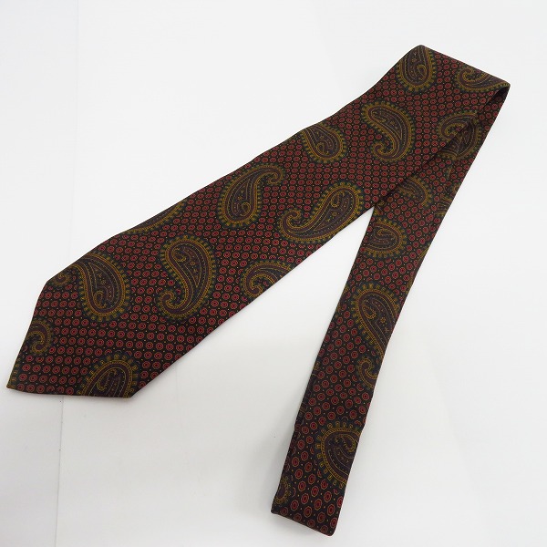 実際に弊社で買取させて頂いたランバン/ダンヒル/クリスチャンディオール ベイズリー柄ネクタイ 4点セットの画像 3枚目