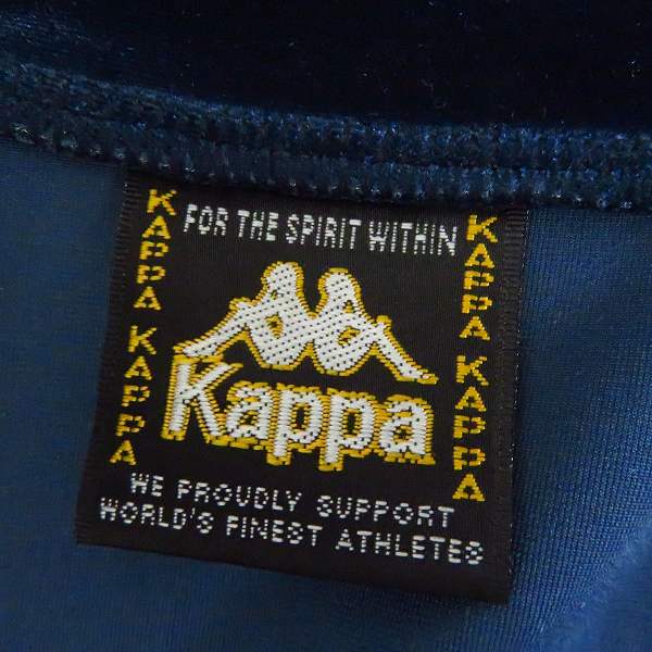 実際に弊社で買取させて頂いた【未使用】Kappa/カッパ ベロア トラックジャケット/パンツ セットアップ KA-3160/KA-3161 ネイビー/Lの画像 2枚目