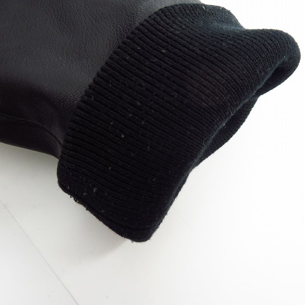 実際に弊社で買取させて頂いたDIESEL BLACK GOLD/ディーゼルブラックゴールド ラムレザー シングルライダースジャケット/ブルゾン/40の画像 5枚目