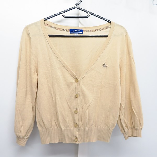 実際に弊社で買取させて頂いたBURBERRY LONDON BLUE LABE/バーバリーロンドン　ブルーレーベル カーディガン 38