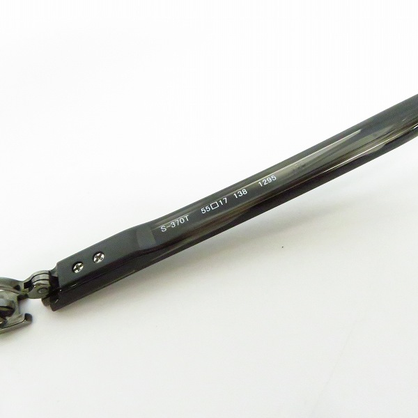 実際に弊社で買取させて頂いた999.9/フォーナインズ 度入り メガネフレーム/アイウェア 18-19年モデル S-370T の画像 3枚目