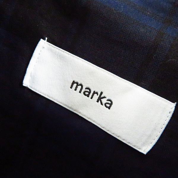 実際に弊社で買取させて頂いたmarka/マーカ オープンカラーチェックL/Sシャツ　 M18A-10SH01C/2の画像 2枚目