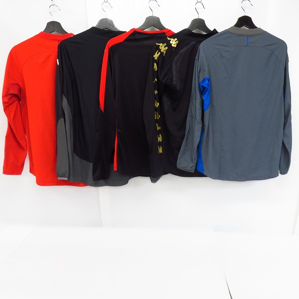 実際に弊社で買取させて頂いたKappa/カッパ 長袖 プラクティスシャツ/トレーニングシャツ L/5点セットの画像 1枚目