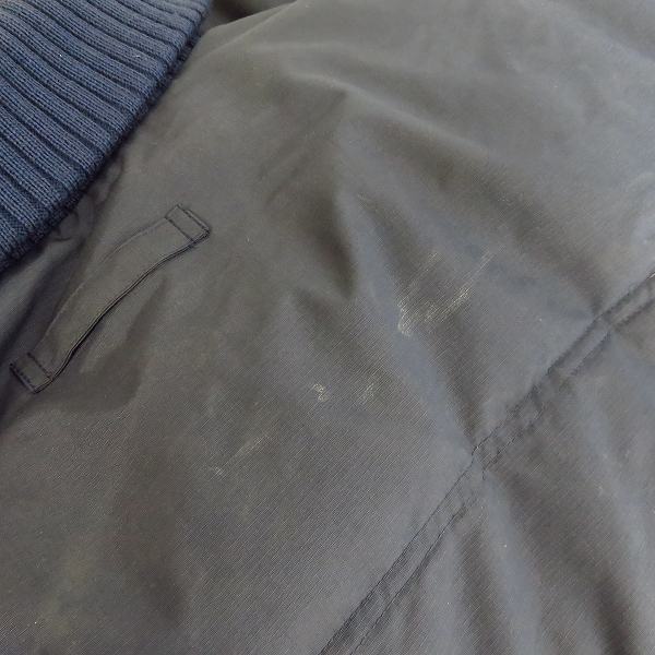 実際に弊社で買取させて頂いた【未使用】FILA/フィラ 襟リブ ナイロンジャケット ネイビー size：Lの画像 6枚目