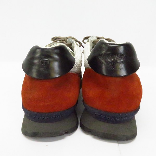 実際に弊社で買取させて頂いたGIORGIO ARMANI/ジョルジオアルマーニ スウェードレザー スニーカー/シューズ X2X037/6の画像 1枚目