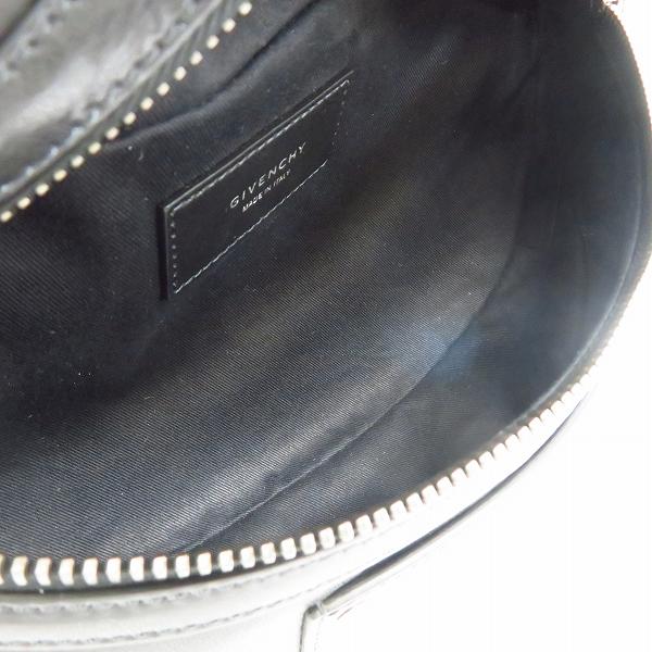 実際に弊社で買取させて頂いたGIVENCHY/ジバンシィ 19SS ロゴプレート レザー ボディバッグ/バムバッグの画像 3枚目