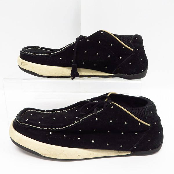 実際に弊社で買取させて頂いたvisvim/ヴィズヴィム ドット柄 ワラビーブーツ レースアップシューズ 10の画像 3枚目
