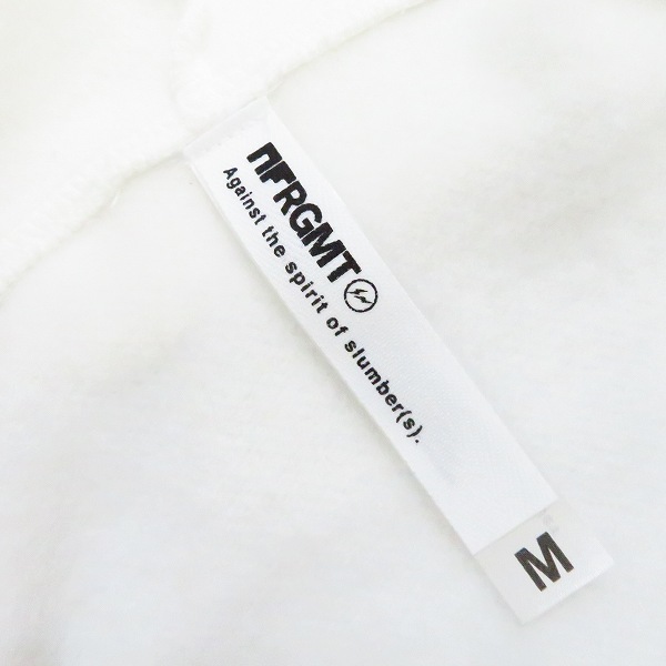 実際に弊社で買取させて頂いたFragment Design/フラグメント NFコラボ 19SS NFRGMT HOODIE パーカー Mの画像 2枚目