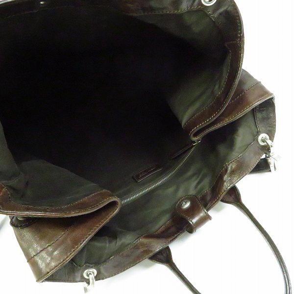 実際に弊社で買取させて頂いたDaniel&Bob/ダニエル＆ボブ CULODORO RODI/クロドーロ ロディ レザー 2WAY トートバッグ/ショルダーバッグの画像 3枚目