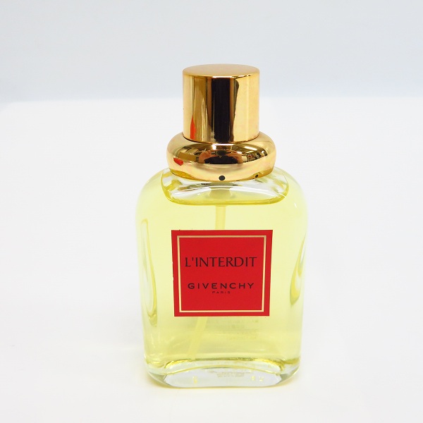 実際に弊社で買取させて頂いたGIVENCHY/ジバンシー L`Interdit /ランテルディ オードトワレ/香水 50mlの画像 1枚目
