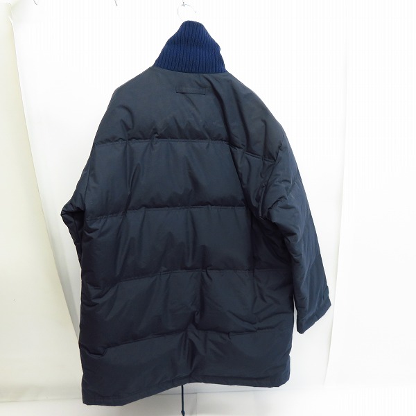 実際に弊社で買取させて頂いた【未使用】FILA/フィラ 襟リブ ナイロンジャケット ネイビー size：Lの画像 1枚目