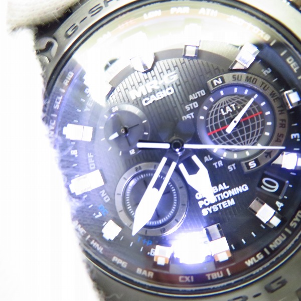 実際に弊社で買取させて頂いた【保証期間内】G-SHOCK/Gショック MR-G GPSハイブリッド 電波ソーラー 腕時計 MRG-G1000B-1AJRの画像 5枚目