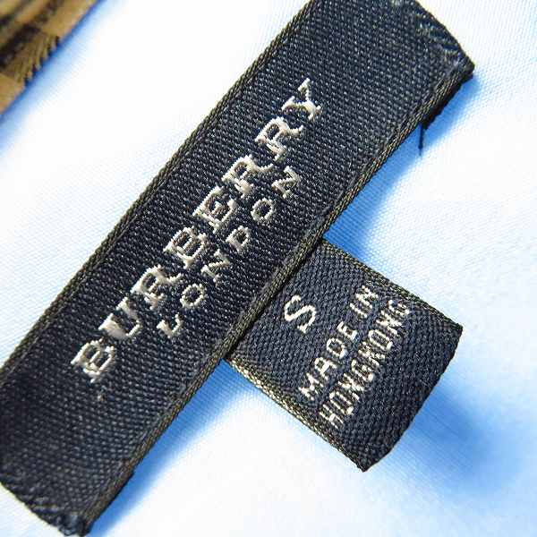 実際に弊社で買取させて頂いた【未使用】BURBERRY LONDON/バーバリーロンドン ホース刺繍 長袖シャツ Sの画像 2枚目