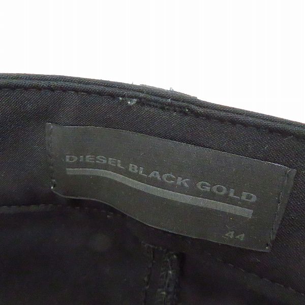 実際に弊社で買取させて頂いたDIESEL BLACK GOLD/ディーゼルブラックゴールド チノパン/コットンパンツ ブラック 44の画像 3枚目